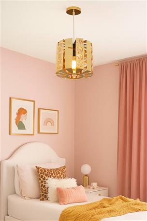 لوستر تک اویز استیل وارداتی